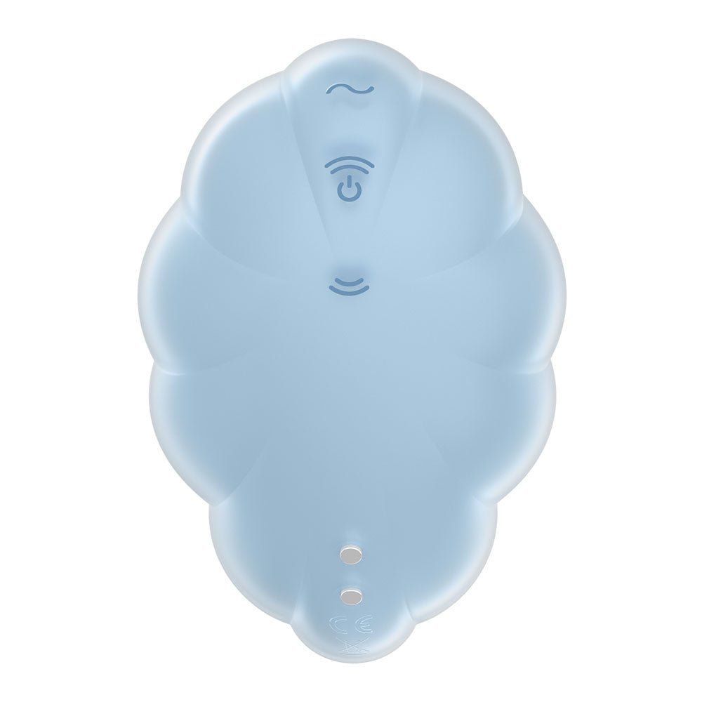Satisfyer Cloud Dancer Blue USB Rechargeable Vibrating Air Pulse Stimulator